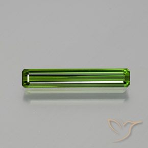 1.34ct Naturale Verde foresta Tormalina, Taglio smeraldo, VVS-VS