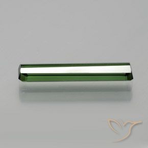 Tormalina Verde foresta naturale da 1.35 ct, Ottagonale / Taglio smeraldo, VVS-VS