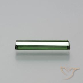 Tormalina Verde terroso naturale da 1.22 ct, Ottagonale / Taglio smeraldo, VS-SI