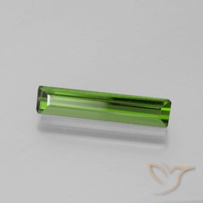 Tormalina Verde terroso naturale da 1.25 ct, Ottagonale / Taglio smeraldo, VVS-VS