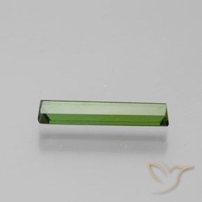 Tormalina Verde terroso naturale da 1.25 ct, Ottagonale / Taglio smeraldo, VVS-VS
