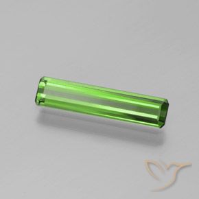 Tormalina Verde medio naturale da 1.05 ct, Ottagonale / Taglio smeraldo, VVS-VS