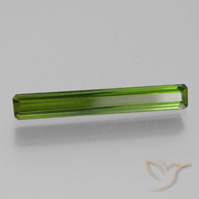 Tormalina Verde medio naturale da 1.58 ct, Ottagonale / Taglio smeraldo, VVS-VS