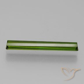 Tormalina Verde medio naturale da 1.58 ct, Ottagonale / Taglio smeraldo, VVS-VS