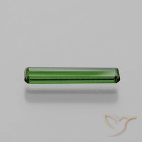 Tormalina Verde medio naturale da 1.24 ct, Ottagonale / Taglio smeraldo, VVS-VS