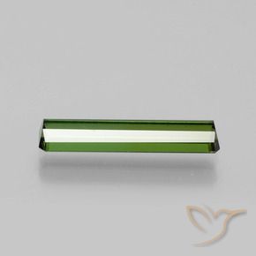 Tormalina Verde scuro naturale da 1.71 ct, Ottagonale / Taglio smeraldo, VVS-VS
