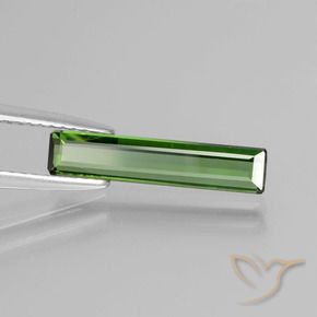 Tormalina Verde medio naturale da 1.13 ct, Ottagonale / Taglio smeraldo, VS