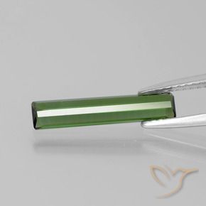 Tormalina Verde medio naturale da 1.13 ct, Ottagonale / Taglio smeraldo, VS