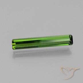 Tormalina Verde foresta naturale da 1.38 ct, Ottagonale / Taglio smeraldo, VVS-VS