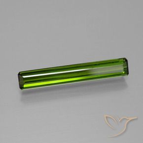 Tormalina Verde terroso naturale da 1.34 ct, Ottagonale / Taglio smeraldo, VS
