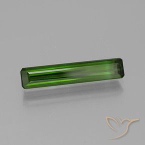 Tormalina Verde scuro naturale da 1.77 ct, Ottagonale / Taglio smeraldo, VS