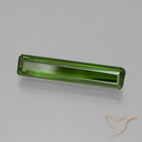 Tormalina Verde scuro naturale da 1.88 ct, Ottagonale / Taglio smeraldo, VS-SI