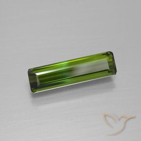 Tormalina Verde foresta naturale da 1.33 ct, Ottagonale / Taglio smeraldo, VVS