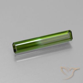 Tormalina Verde scuro naturale da 1.13 ct, Ottagonale / Taglio smeraldo, VVS
