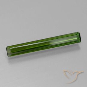 Tormalina Verde terroso naturale da 1.18 ct, Ottagonale / Taglio smeraldo, VVS