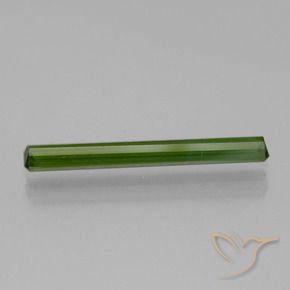 Tormalina Verde terroso naturale da 1.18 ct, Ottagonale / Taglio smeraldo, VVS