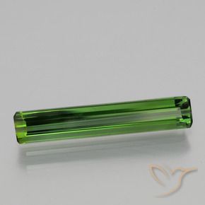 Tormalina Verde terroso naturale da 1.76 ct, Ottagonale / Taglio smeraldo, VVS-VS