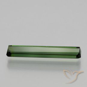Tormalina Verde terroso naturale da 1.76 ct, Ottagonale / Taglio smeraldo, VVS-VS