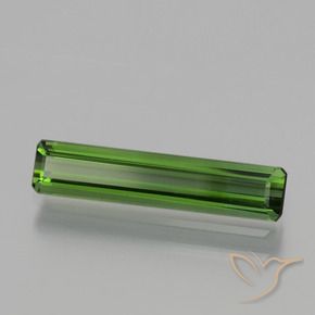 Tormalina Verde foresta naturale da 1.21 ct, Ottagonale / Taglio smeraldo, VVS-VS