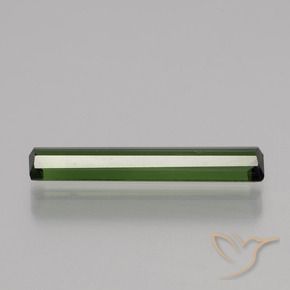 Tormalina Verde foresta naturale da 1.27 ct, Ottagonale / Taglio smeraldo, VS