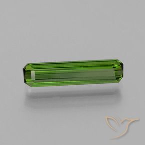 Tormalina Verde medio naturale da 1.19 ct, Ottagonale / Taglio smeraldo, VVS-VS