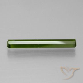 Tormalina Verde scuro naturale da 1.59 ct, Ottagonale / Taglio smeraldo, VS