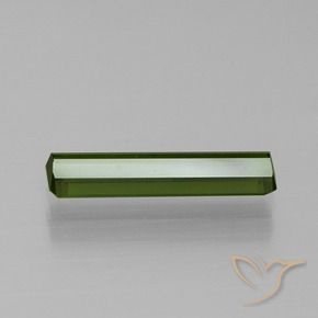 Tormalina Verde giallastro naturale da 1.23 ct, Ottagonale / Taglio smeraldo, VVS-VS