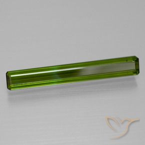 Tormalina Verde scuro naturale da 1.56 ct, Ottagonale / Taglio smeraldo, VS