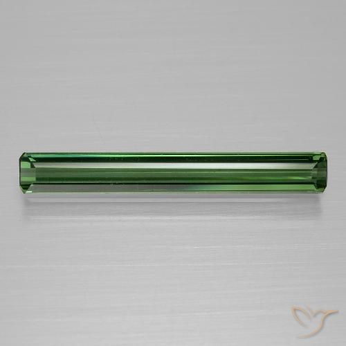 1.29ct Naturale Verde medio Tormalina, Taglio smeraldo, VVS-VS