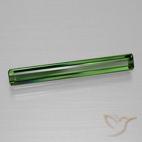 Tormalina Verde medio naturale da 1.29 ct, Ottagonale / Taglio smeraldo, VVS-VS