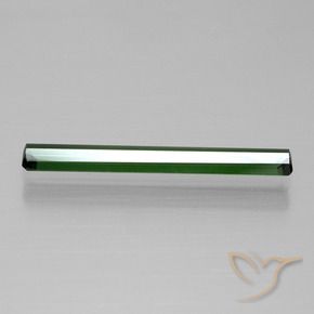 Tormalina Verde medio naturale da 1.29 ct, Ottagonale / Taglio smeraldo, VVS-VS