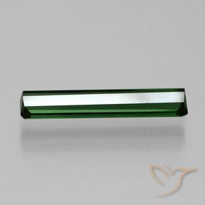 Tormalina Verde scuro naturale da 1.56 ct, Ottagonale / Taglio smeraldo, VVS-VS