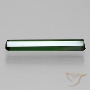 Tormalina Verde medio-scuro naturale da 1.13 ct, Ottagonale / Taglio smeraldo, VS