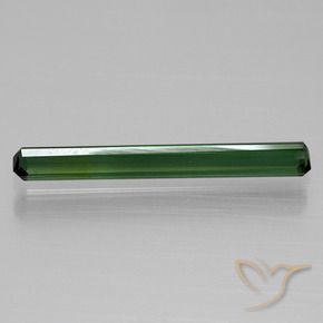 Tormalina Verde scuro naturale da 1.37 ct, Ottagonale / Taglio smeraldo, VVS-VS
