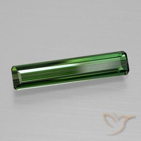 Tormalina Verde medio naturale da 1.35 ct, Ottagonale / Taglio smeraldo, VVS-VS
