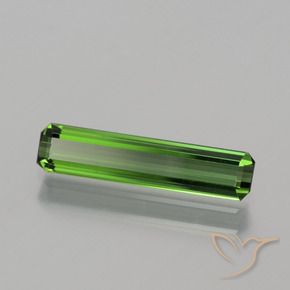 Tormalina Verde terroso naturale da 1.04 ct, Ottagonale / Taglio smeraldo, VVS-VS