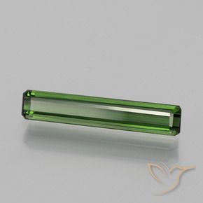 Tormalina Verde terroso naturale da 1.37 ct, Ottagonale / Taglio smeraldo, VS