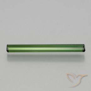 Tormalina Verde medio naturale da 1.76 ct, Ottagonale / Taglio smeraldo, VS