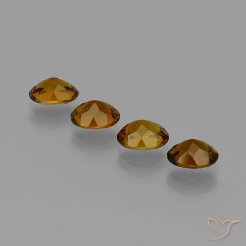 Gemme di Tormalina Da marrone scuro a dorato rossastro naturale da 3.68 ct, Ovale, VVS-VS