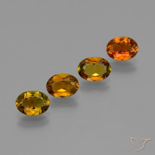 Gemme di Tormalina Da marrone scuro a dorato rossastro naturale da 2.62 ct, Ovale, VVS-VS