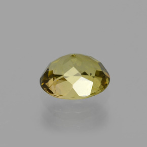 Tormalina Giallo chiaro naturale da 1.18 ct, Taglio ovale, VS