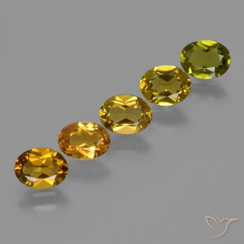 Gemme di Tormalina Terra Verde naturale da 2.56 ct, Ovale, VS