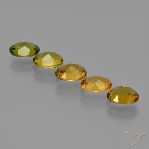 Gemme di Tormalina Terra Verde naturale da 2.56 ct, Ovale, VS