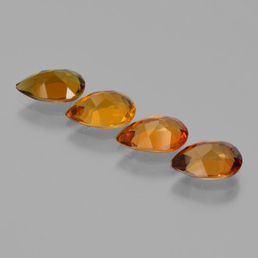 Gemme di Tormalina Multicolore naturale da 3.08 ct, Forma a pera, VS