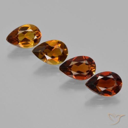 3.45ctw Naturale Marrone caldo Tormalina, Forma a pera, VS