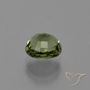 Tormalina Verde medio-scuro naturale da 1.19 ct, Ovale, VS