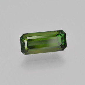 Tormalina Verde foresta naturale da 1.34 ct, Taglio smeraldo, VVS