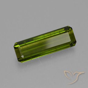 Tormalina Verde scuro naturale da 1.77 ct, Ottagonale / Taglio smeraldo, VS