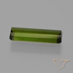 Tormalina Verde scuro naturale da 1.77 ct, Ottagonale / Taglio smeraldo, VS