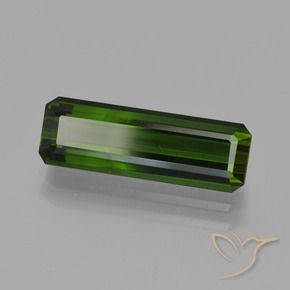 Tormalina Verde profondo della foresta naturale da 2.89 ct, Taglio smeraldo, VS